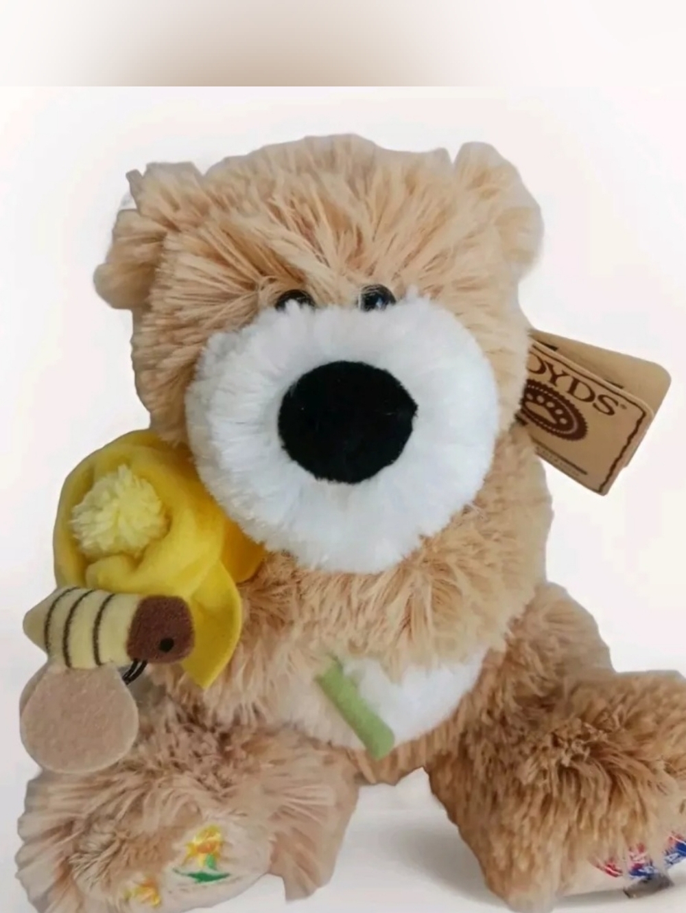 NWT Boyds Daffodil Days Plush Teddy Bear with Yellow Bee